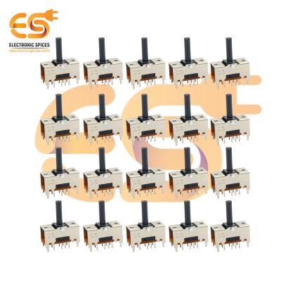 TS23E01 15A 8 pins DP3T PCB mountable slide toggle switches pack of 50pcs