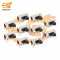 SK23D05 0.5A 50V DP6T 8 pin L shape metal body panel mount plastic handle slide switches pack of 20pcs