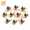 SK23D09 0.5A 50V DP3T 8 pin L shape metal body panel mount plastic handle slide switches pack of 20pcs