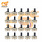 SS12F44G7 0.3A 30V SPDT 3 pin metal body panel mount plastic handles slide switches pack of 100pcs