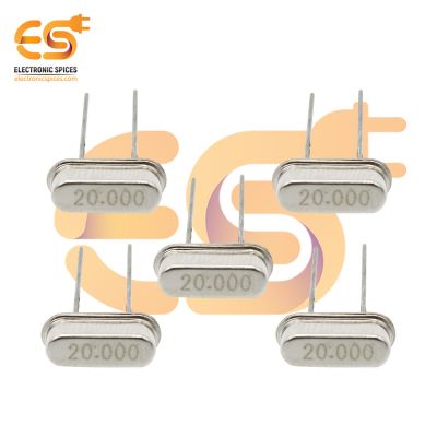 20MHz Electronic quartz crystal oscillator KDS20.000 through hole 2 pins pack of 20pcs