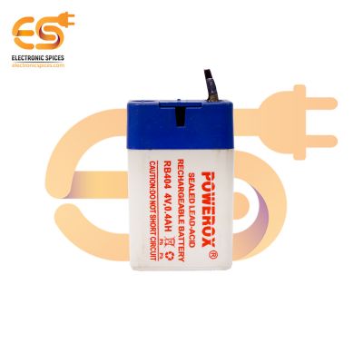 4V 0.4A Rechargeable sealed lead acid battery pack of 1pcs
