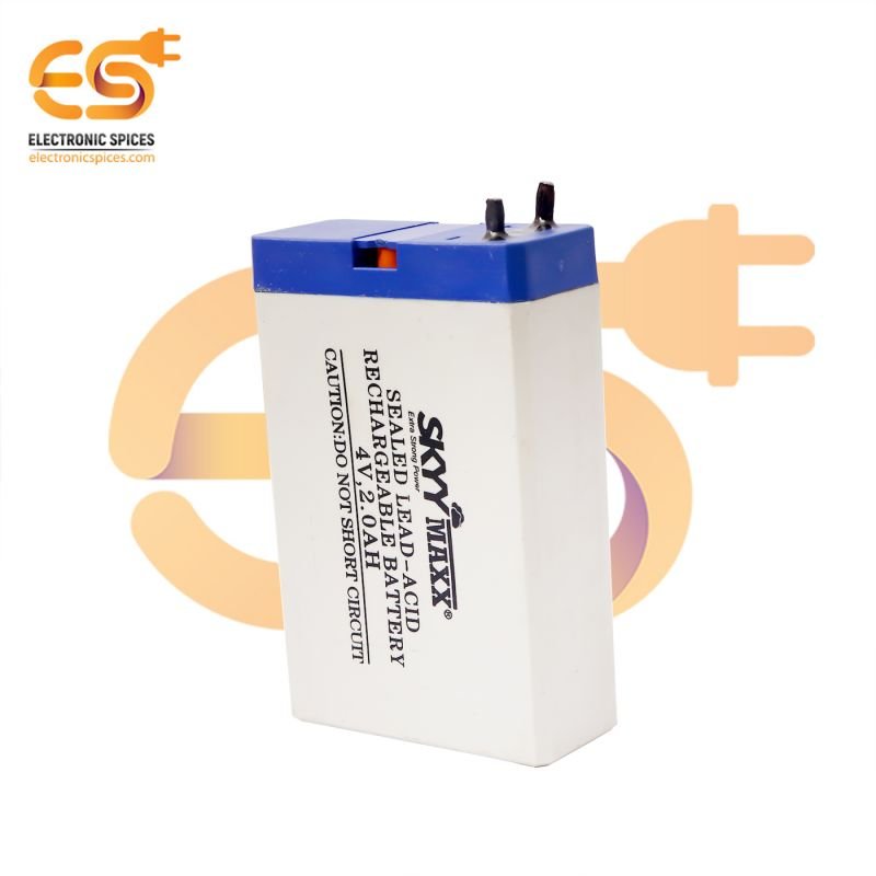 Buy 4V 2A Rechargeable Sealed Lead Acid Battery Pack Of 5pcs