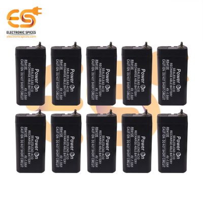 4V 1A Rechargeable sealed lead acid battery's pack of 10pcs