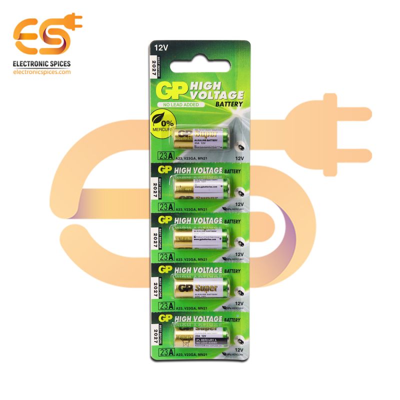 Buy 12V 23A Non rechargeable cylindrical Alkaline battery cell