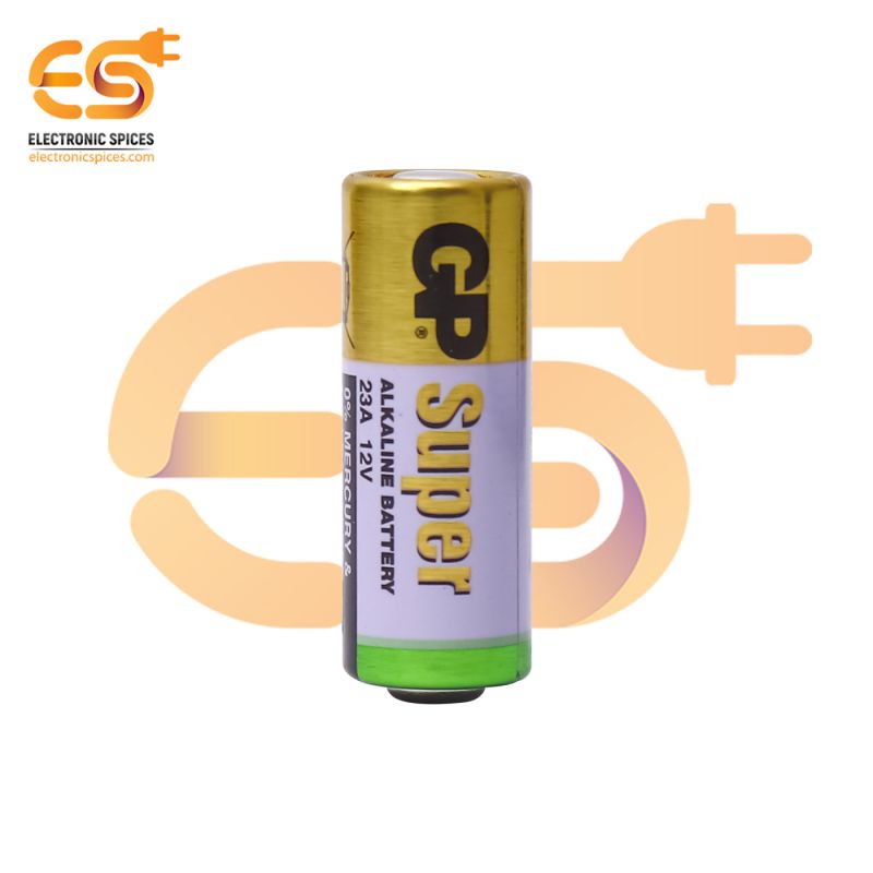12V 23A Non rechargeable cylindrical Alkaline battery cells pack of 10 cells