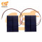 99mm x 69mm 6V 180mAh rectangle shape polycrystalline mini epoxy solar panels with wires pack of 10pcs