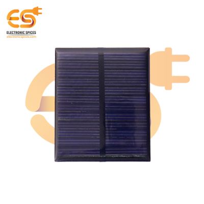 60mm x 50mm 6V 65mAh rectangle shape polycrystalline mini epoxy  solar panel pack of 1pcs