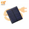 60mm x 50mm 6V 65mAh rectangle shape polycrystalline mini epoxy  solar panels pack of 10pcs