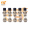 GX16 6 pin 5A Male and Female metal aviation connectors pack of 5 pair