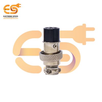 GX16 Female 6 hole 5A metal aviation connector pack of 1pcs