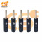 4mm 15A Black color Male plug banana connector pack of 5pcs
