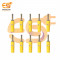 4mm 15A Yellow color Male plug banana connectors pack of 10pcs