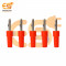 MX2775 4mm 15A Red color Male plug banana connector pack of 5pcs