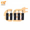 2mm 10A Black color Male plug banana connector pack of 5pcs