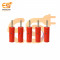 2mm 10A Red color Male plug banana connector pack of 5pcs