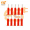 2mm 5A Red color Male plug banana connectors pack of 10pcs