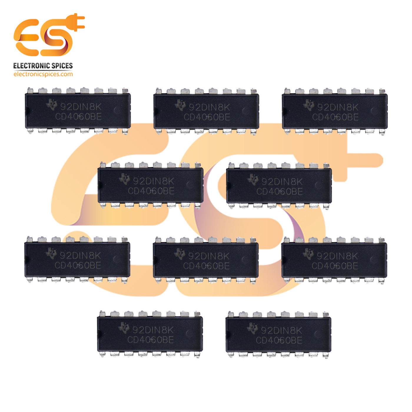 Buy Cd4060 14 Stage Binary Ripple Counter 16 Pins Ic Pack Of 10pcs 7090