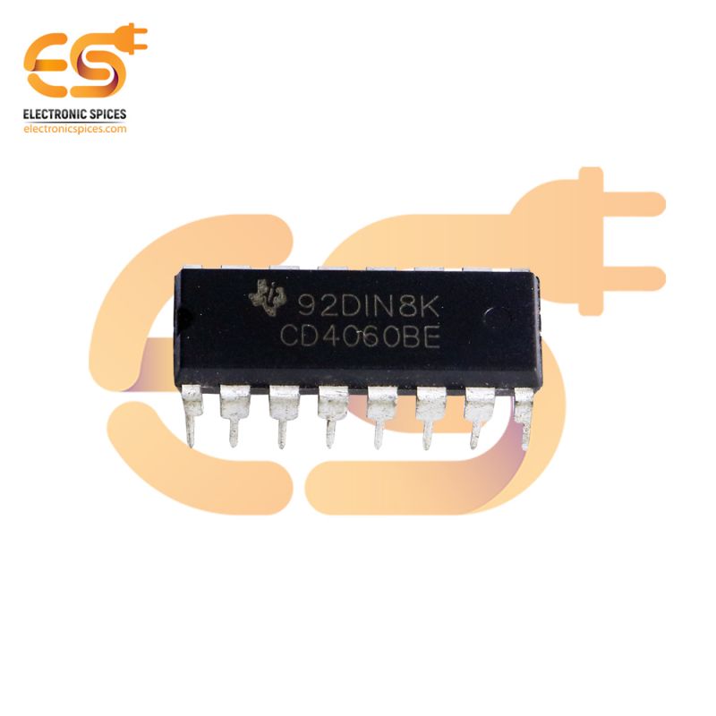 CD4060 14 stage binary ripple counter 16 pins IC pack of 10pcs