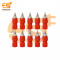 4mm 30A Red color Female socket banana connectors pack of 10pcs