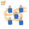 4mm 5A Blue color Female socket banana connector pack of 5pcs