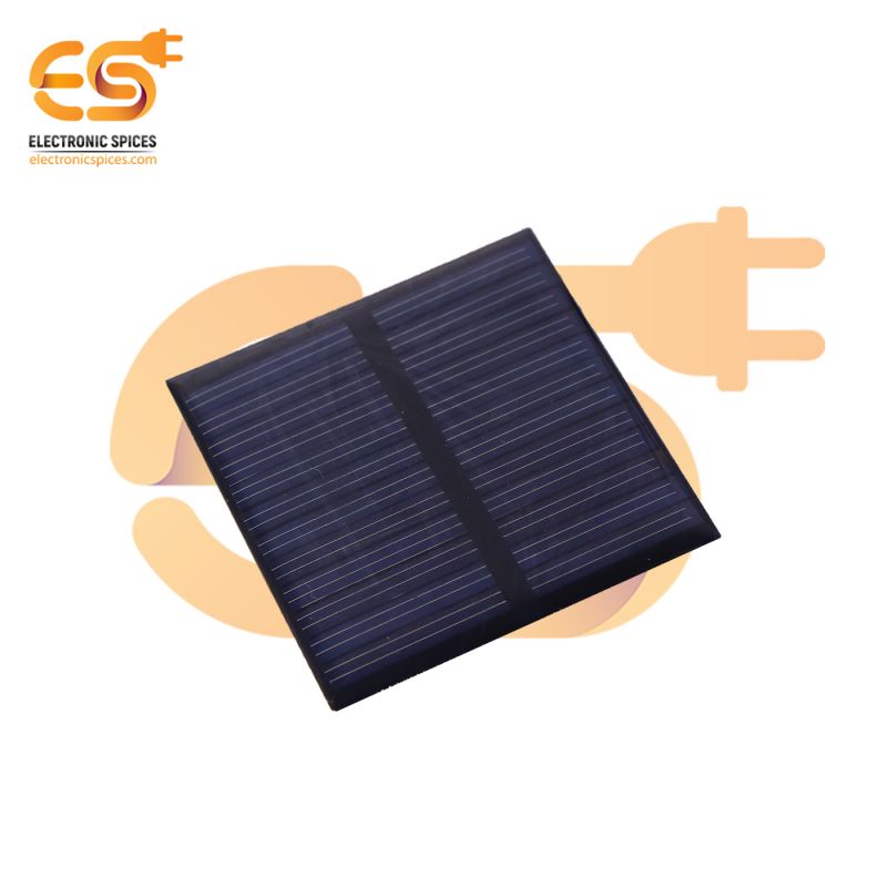 55mm x 55mm 6V 50mAh Square shape polycrystalline mini epoxy solar panels pack of 10pcs