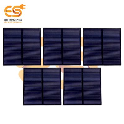 N/A 5Pcs 2V 40mA Poly Mini Round Solar Cell Panel Module DIY pour Light Toys Charger 36mm Diameter 