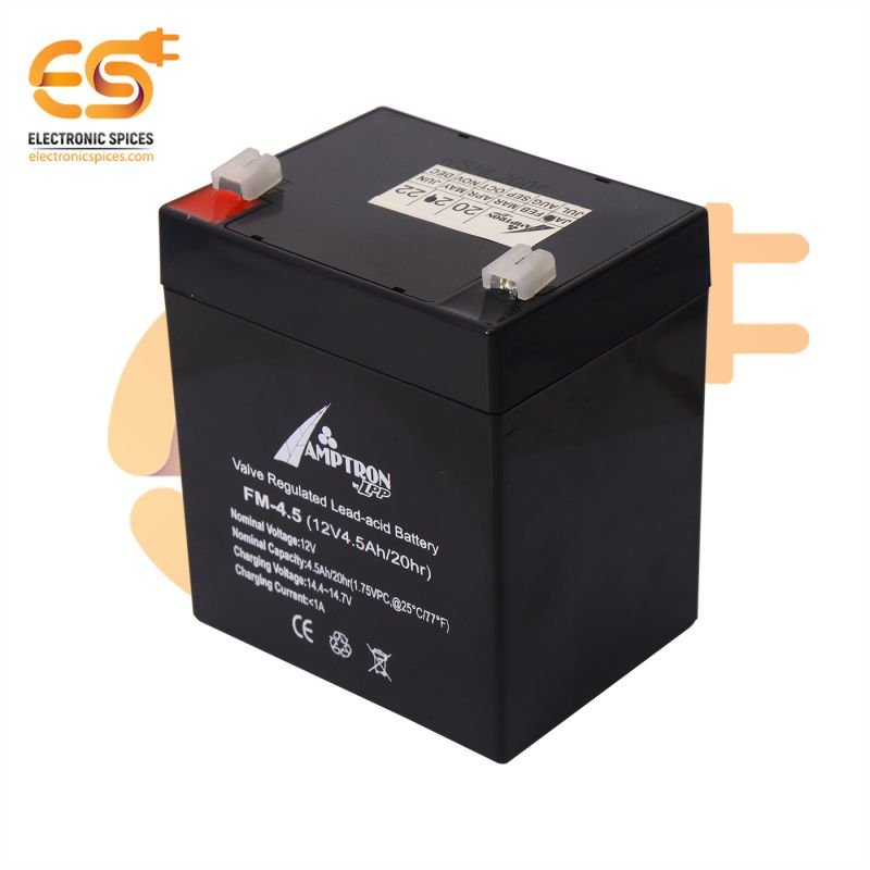 Buy 12V 4.5A Rechargeable Valve Regulated Lead Acid Battery