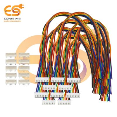 8 pin XH JST wire connectors 2.5mm pitch male and female pairs 2515 pack of 100 pair
