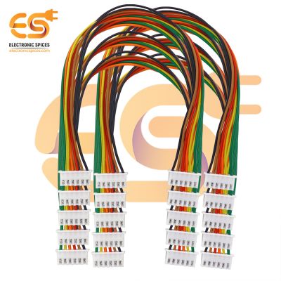 Double end 6 pin XH JST female to female wire connectors or jointers 2515 pack of 100pcs