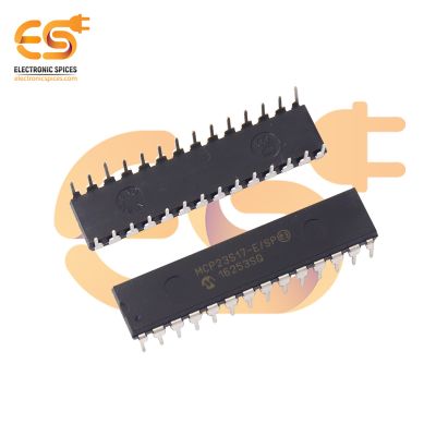 MCP23S17 16 Bit I/O Expander with serial interface DIP 28 pin IC