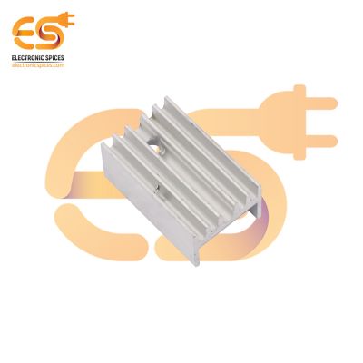 2.5cm x 1.5cm Aluminium heatsink for TO-220 Mosfet transistors pack of 20pcs