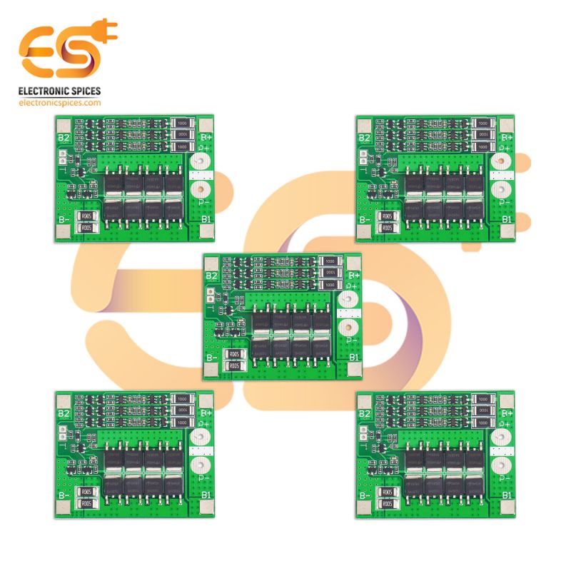 3S 25A 12.6V 18650 Li-ion Lithium battery protection and charger BMS module pack of 5pcs