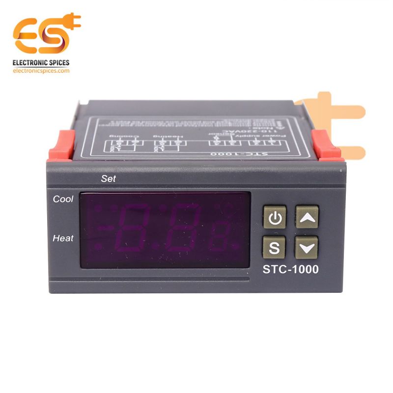 STC1000 10A 110V to 220V AC LED display temperature controller thermostat with attach probe
