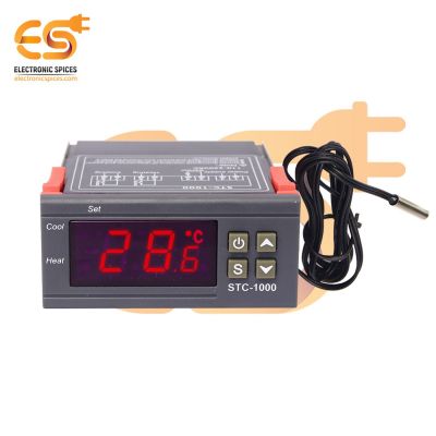 STC1000 10A 110V to 220V AC LED display temperature controller thermostat with attach probe
