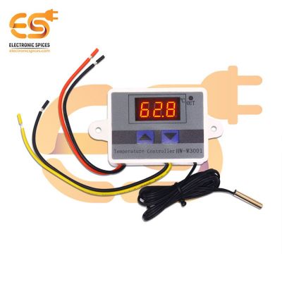 HW-W3001 220V AC 1500W Digital LED display temperature controller thermostat with attach probe