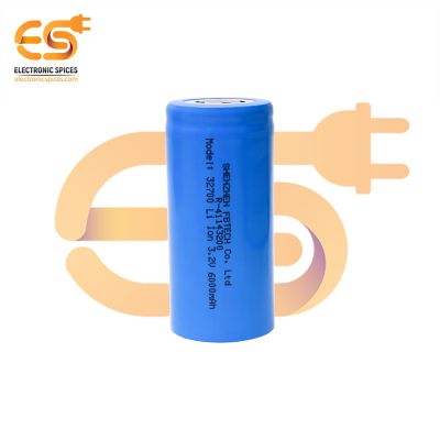6000mAh 3.2V 32700 LiFePO4 rechargeable cell battery pack of 1pcs