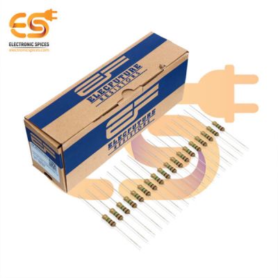 2000Pcs 1M Ohm (Ω) 1/2w (0.50 watt) ±5% Tolerance 1M MR Ω ohm MF Through Hole Resistors Axial Lead