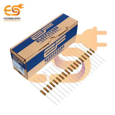 2000Pcs 1.2K Ohm (Ω) 1/2w (0.50 watt) ±5% Tolerance 1.2K MR Ω ohm MF Through Hole Resistors Axial Lead