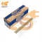 2000Pcs 10 Ohm (Ω) 1/2w (0.50 watt) ±5% Tolerance 10 MR Ω ohm MF Through Hole Resistors Axial Lead
