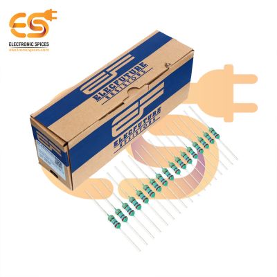 Electronic Spices 5000Pcs 2.7k Ohm (Ω) 1/4 (0.25 watt) ±5% Tolerance 2.7k MR Ω ohm MF Through Hole Resistors Axial Lead