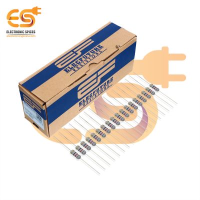 1000 Pcs 82 Ohm (Ω) 1 Watt ±5% Tolerance 82 MR Ω ohm MF Through Hole Resistors Axial Lead