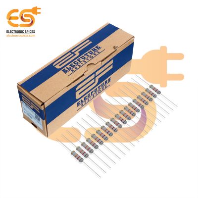 Electronic Spices 1000Pcs 82k Ohm (Ω) 2watt ±5% Tolerance 82k MR Ω ohm MF Through Hole Resistors Axial Lead