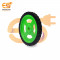 75mm x 8mm Hard plastic build rubber cover green color BO motor compatible DIY project wheel pack of 2pcs