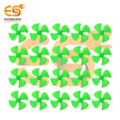 80mm diameter 4 blade nylon glass fiber build fan propellers for CCW DC motors pack of 100pcs
