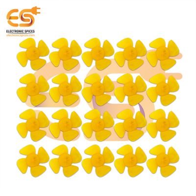 96mm diameter 4 blade nylon glass fiber build fan propellers for 5V CCW DC motors pack of 100pcs