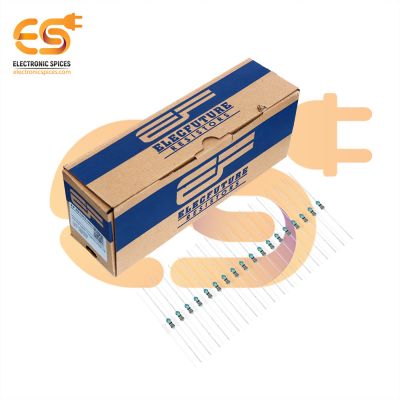 Electronic Spices 5000Pcs 330 Ohm (Ω) 1/4 (0.25 watt) ±5% Tolerance 330 MR Ω ohm MF Through Hole Resistors Axial Lead