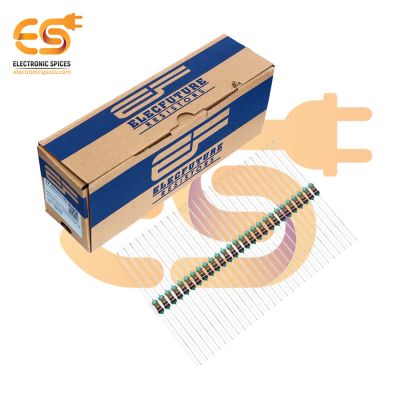 Electronic Spices 5000Pcs 22k Ohm (Ω) 1/4 (0.25 watt) ±5% Tolerance 22k MR Ω ohm MF Through Hole Resistors Axial Lead