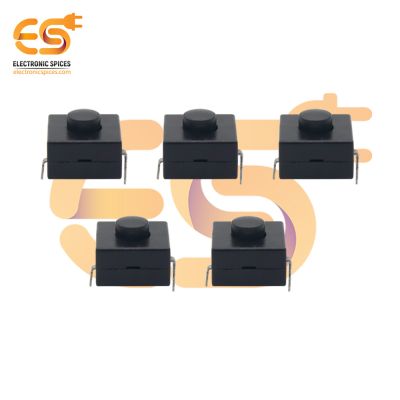PTS-09 2 pin ON/OFF 1A 30V self lock tactile switch pack of 5pcs