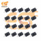 Black color KAN-28 8mm metal plates 1A 30V SPST self locking tactile switches pack of 100pcs